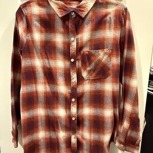 Women’s  Plaid Button-Up Shirt